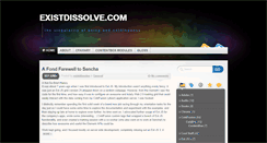 Desktop Screenshot of existdissolve.com