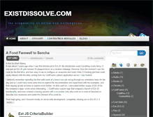 Tablet Screenshot of existdissolve.com